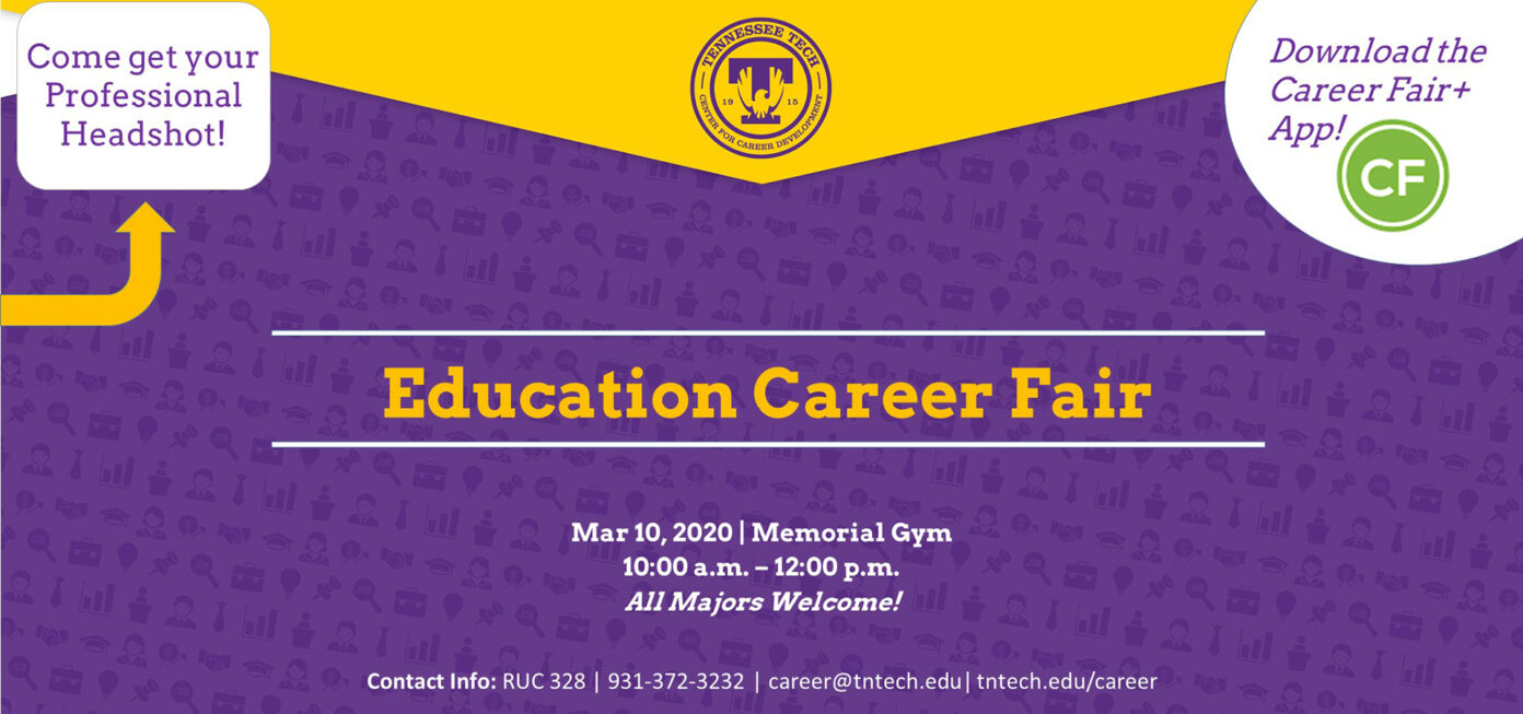 Education Fair is Thursday, Mar. 10 in Memorial Gym Tech Times