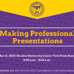 Purple Career Readiness Workshop on Mar. 12: Making Professional Presentations