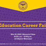 Education Fair is Tuesday, Mar. 10 in Memorial Gym