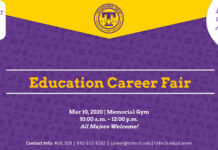 Education Fair is Tuesday, Mar. 10 in Memorial Gym