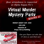 Come Join Alpha Kappa Psi at Their Murder Mystery Party!
