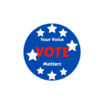 Voter Registration and Absentee Ballot Drive: Thursday 11am-1pm