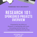 Research 101: Sponsored Projects Overview