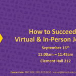 Purple Career Readiness Workshop on Sept. 15: How to Succeed at Virtual Fairs