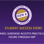Student Success Story: Daniel Sukowski Accepts Practicum Hours Through HEP