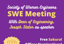 Society of Women Engineers organization first meeting September 22nd, 2020