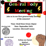 NSBE General Body Meeting