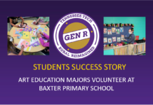 Students Success Story: Art Education Majors Volunteer