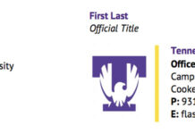 University email signature templates available