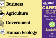 Business, Agriculture, Government and Human Ecology Fair is Thursday, October 8