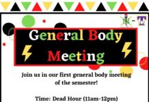 First October General Body Meeting – NSBE