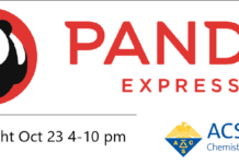 ACS Spirit Night at Panda Express Oct 23