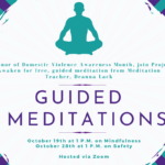 Join us TODAY for a guided meditation!