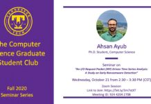 CSC Grad Student Club Research Seminar Oct. 21