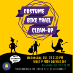 Spooktacular Costume Cleanup on the Campus Bike Trail