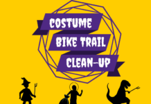 Spooktacular Costume Cleanup on the Campus Bike Trail