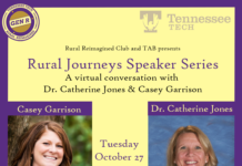 Rural Journeys Speaker Series – Tues., Oct. 27 at 3 pm