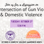 Join us for a Discussion of The Intersection of Gun Violence & Domestic Violence