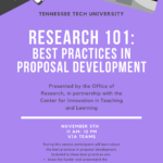 Best Practices in Proposal Development Workshop