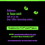 Door/Office Halloween Decorating contest by Graduate Studies