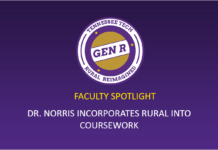 Faculty Spotlight: Dr. Norris Incorporates Rural Into Coursework