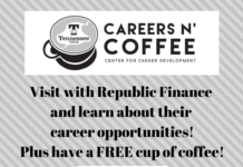 Careers n’ Coffee featuring Republic Finance on Mon., Nov. 9 at 11 am