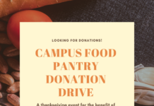 CAMPUS FOOD PANTRY DONATION DRIVE