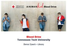 Blood Drive outside the Library!