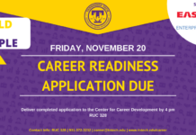 Reminder: Gold/Purple Career Readiness Application Deadline on Friday, Nov. 20