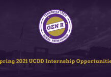 Opportunity for Paid and Academic Credit Internships with UCDD