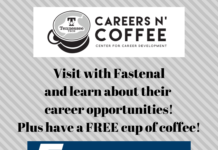 Careers n’ Coffee featuring Fastenal is Tuesday, Feb. 16