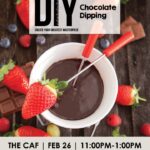 DIY chocolate dipping with TNTech Dining