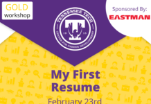 Gold Career Readiness Workshop on Feb. 23: Writing My First Resume