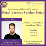 Rural Journeys Speaker Series: Bruce Allen