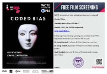 Free Screening of Coded Bias March 8