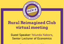 Rural Reimagined Club Virtual Meeting – Tuesday, March 23, at 11 a.m.