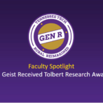 Faculty Spotlight: Dr. Geist Received Tolbert Research Award