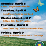Join the Office of Sustainability for Earth Week 2021—April 5-9