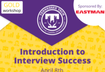 Gold Career Readiness Workshop on Apr. 8: Introductory Interview Success