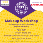Gold Career Readiness Makeup Workshop on Apr. 13