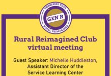 Final Virtual Rural Reimagined Club Meeting of the Semester- Tues, Apr. 13, 11am