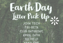 Earth Day Litter Pickup with Tri-Beta