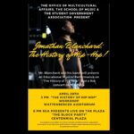 Jonathan Blanchard and His Band “History of Hip Hop” 3pm, “Block Party” 6pm