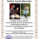 SOLO Presents: Kofi & Awefa Mawuko with Ghanaian Drum Ensemble Sat Apr 24