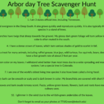 Arbor Day Tree Scavenger Hunt, April 22-30