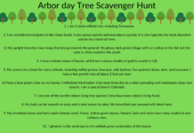 Arbor Day Tree Scavenger Hunt, April 22-30