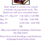 Return Your Rented Textbooks