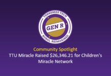 TTU Miracle Raised $26,346 for Children’s Miracle Network