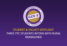 Student & Faculty Spotlight: Three PTC Students Intern With Rural Reimagined