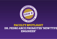 Faculty Spotlight: Dr. Pedro Arce Promotes “New Type of Engineer”